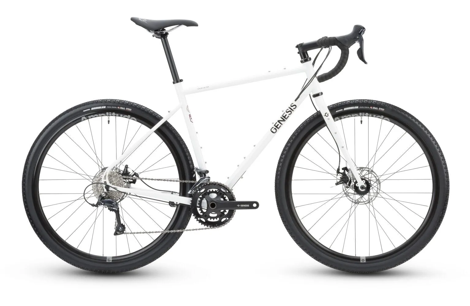 Genesis Croix De Fer 10 Gravel Bike White – Adventure Gravel Bicycle